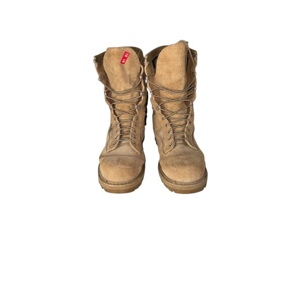 Vibram Soled Army Military Combat Boots Size‎ 10.5 Mid Calf Hot Weather main image 9